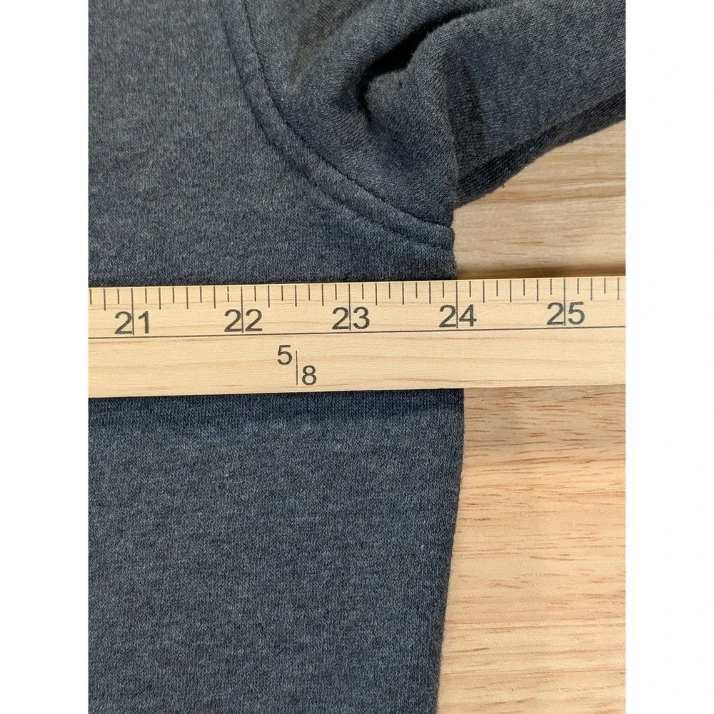 Tommy Hilfiger Mens XL Charcoal Gray Graphic Logo Crewneck Sweatshirt 1985 XL
